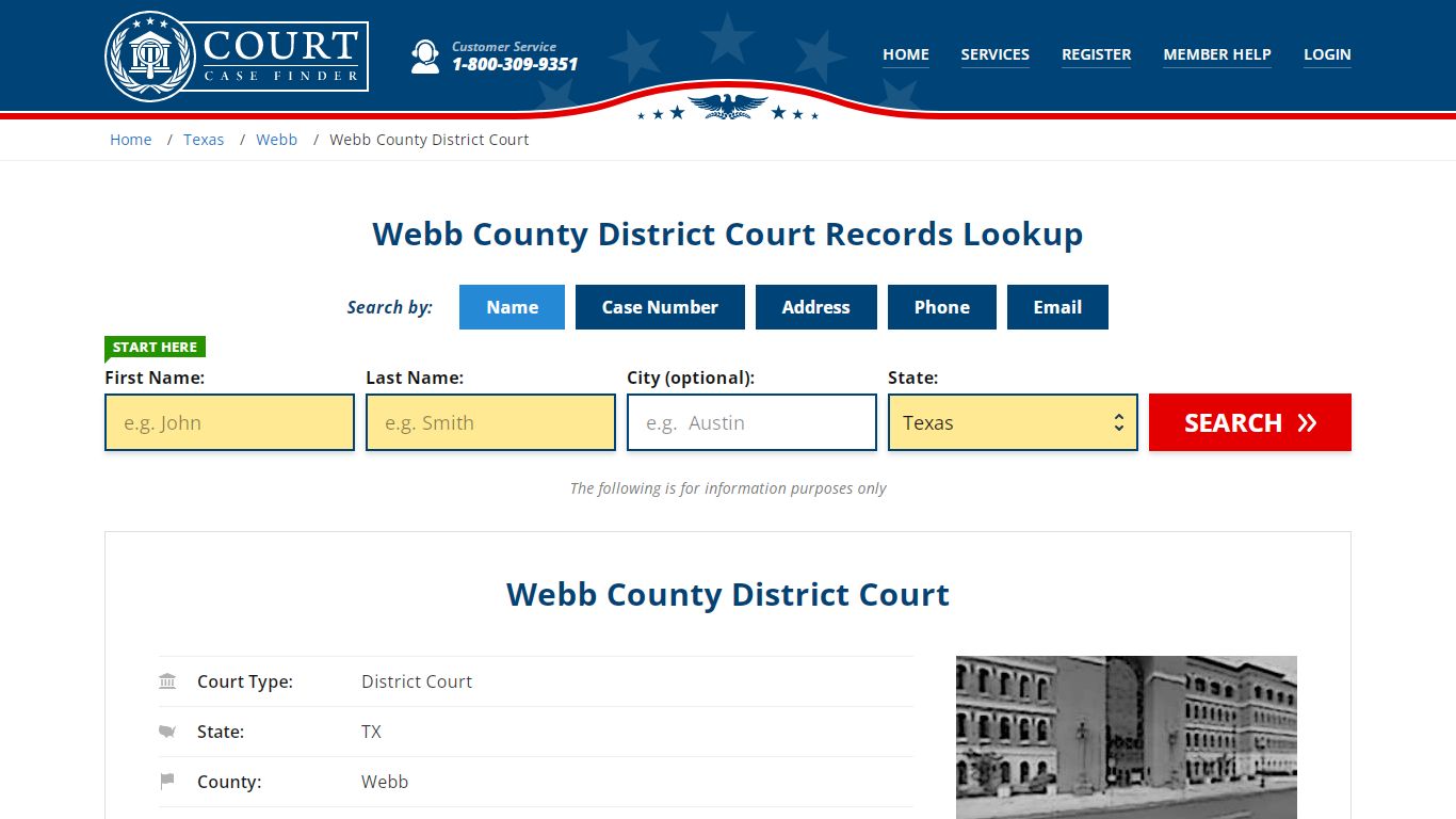 Webb County District Court Records Lookup